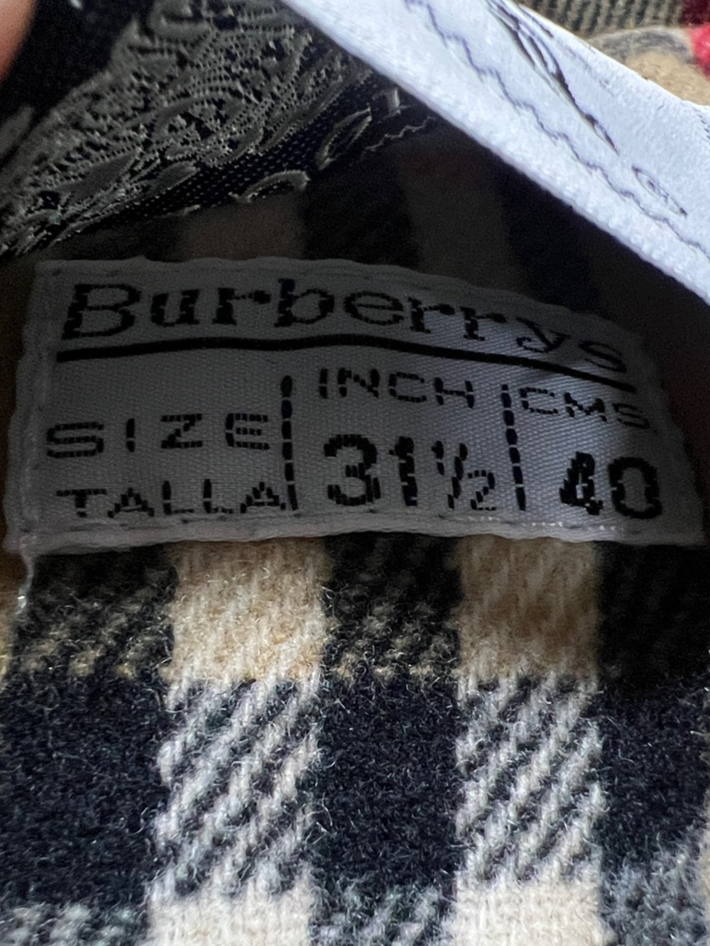 Burberry Gray Wool Pea Coat with Beige Check Lining - Picture 4 of 10